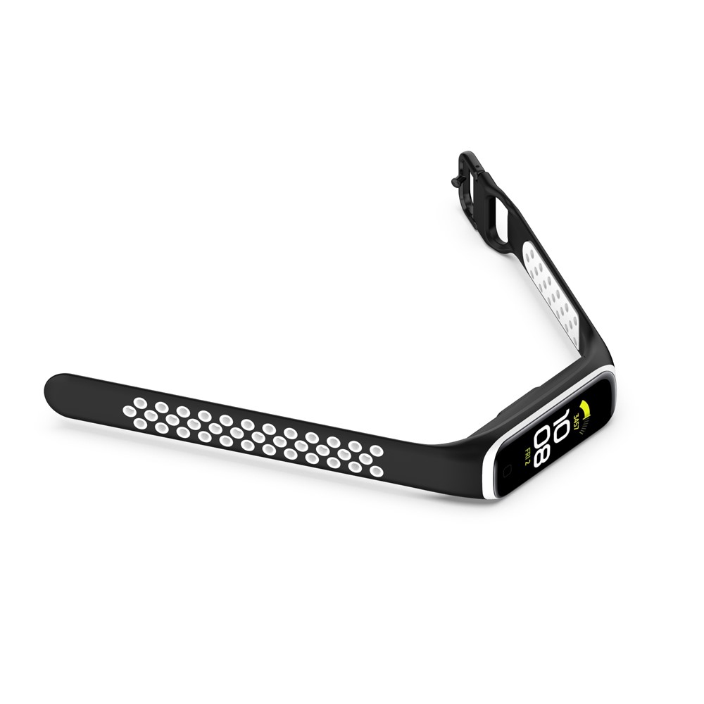  Samsung Galaxy Fit 2 SM-R220 Armband Ihåligt Silikon Svart/Vit