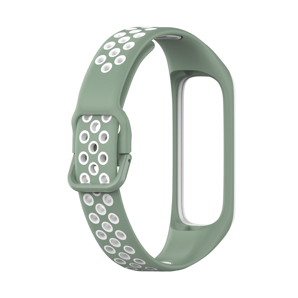  Samsung Galaxy Fit 2 SM-R220 Armband Ihåligt Silikon Grön/Vit