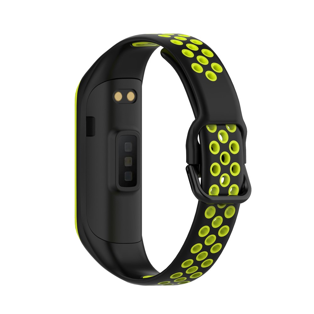  Samsung Galaxy Fit 2 SM-R220 Armband Ihåligt Silikon Svart/Grön