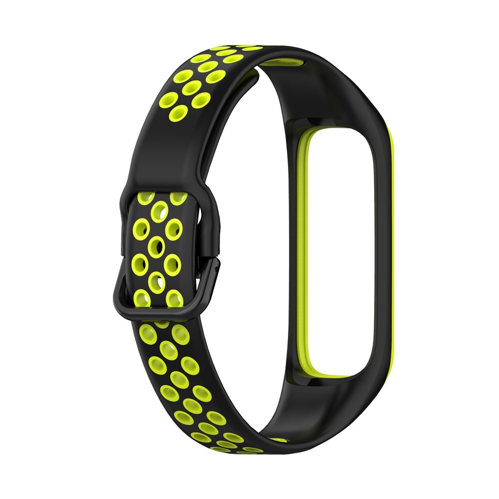  Samsung Galaxy Fit 2 SM-R220 Armband Ihåligt Silikon Svart/Grön