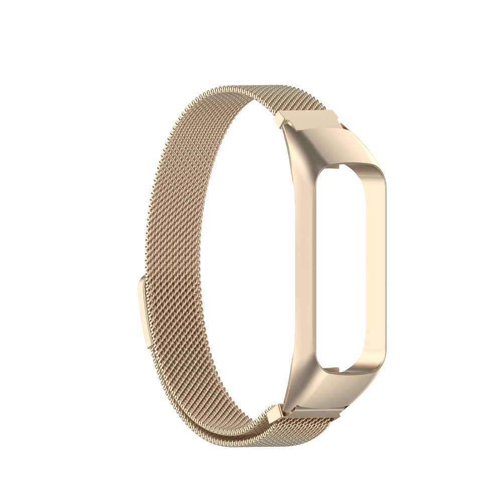  Samsung Galaxy Fit 2 Metall Armband Milanese Loop Champagne Guld