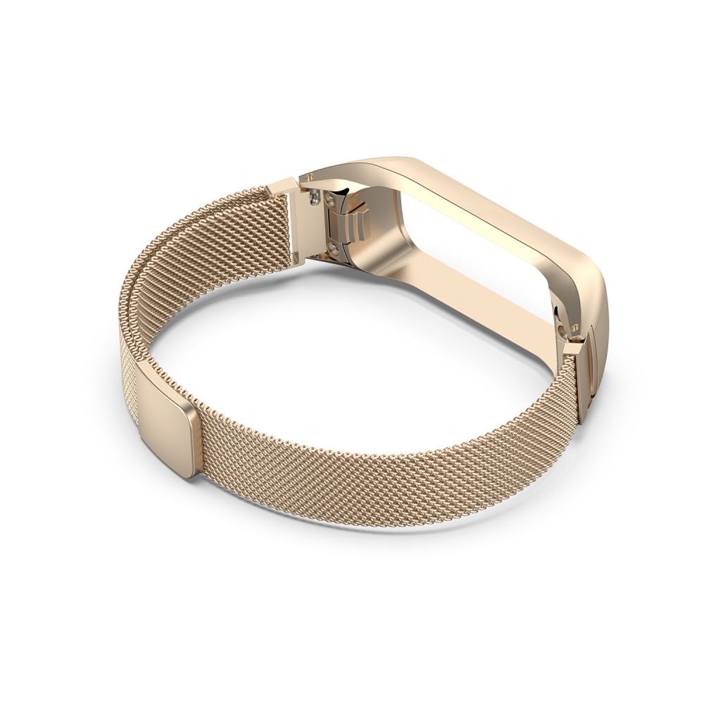 Samsung Galaxy Fit 2 Metall Armband Milanese Loop Champagne Guld
