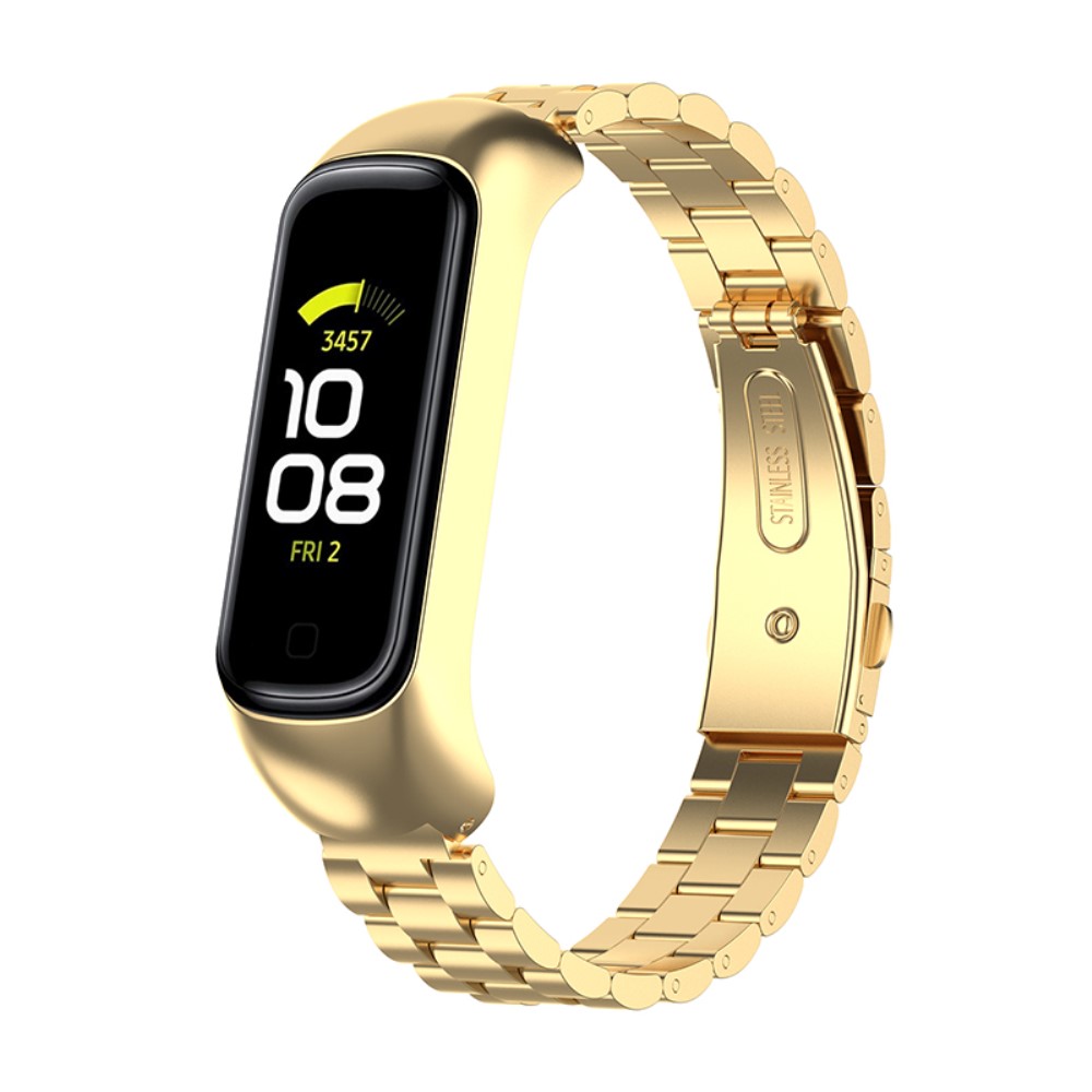  Samsung Galaxy Fit 2 Lyxigt Metallarmband Guld