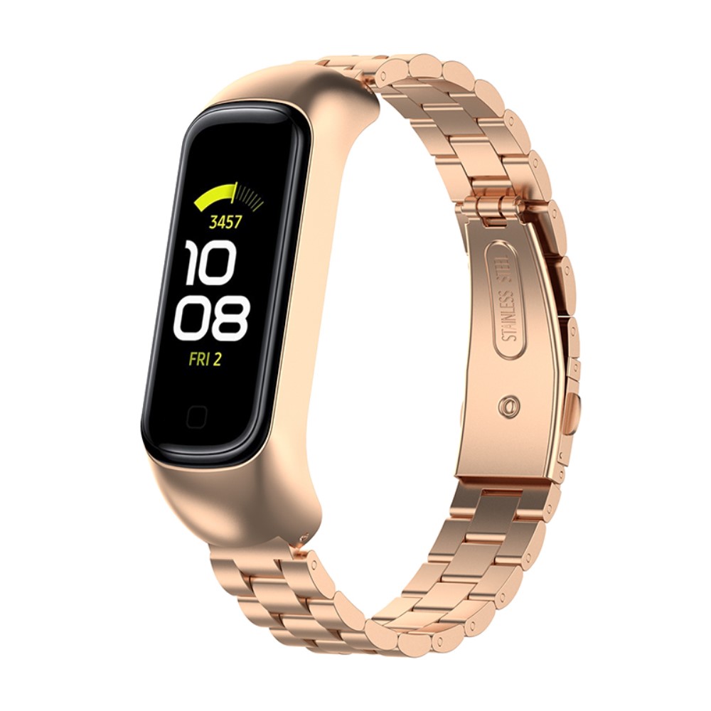  Samsung Galaxy Fit 2 Lyxigt Metallarmband Roséguld