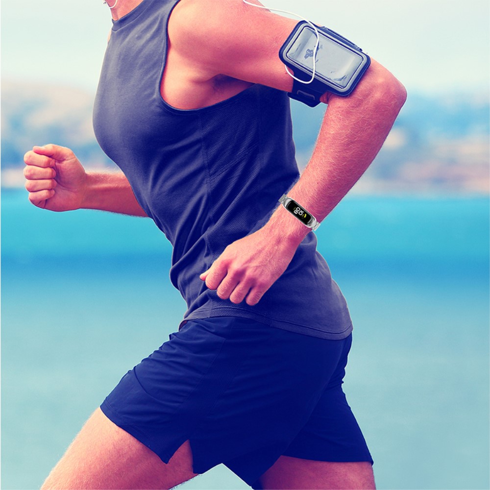  Samsung Galaxy Fit 2 Lyxigt Metallarmband Roséguld