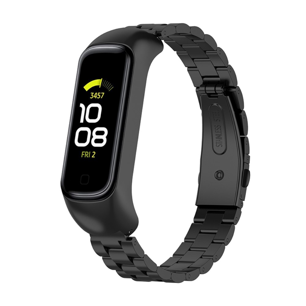  Samsung Galaxy Fit 2 Lyxigt Metallarmband Svart
