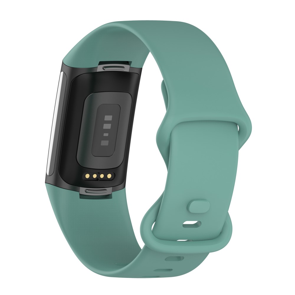 Fitbit Charge 6 / 5 Armband TPU (L) Grön