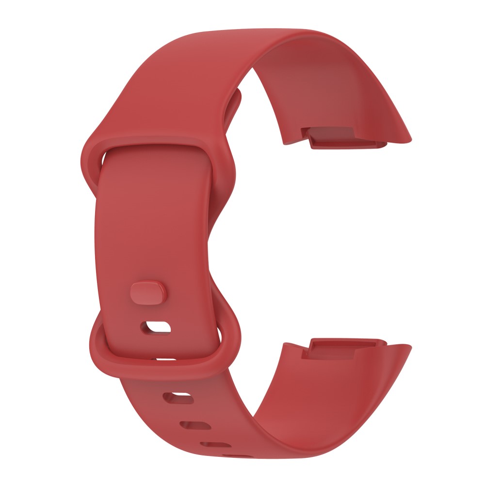  Fitbit Charge 6 / 5 Armband TPU (S) Röd