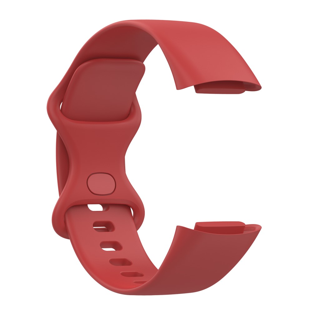  Fitbit Charge 6 / 5 Armband TPU (S) Röd