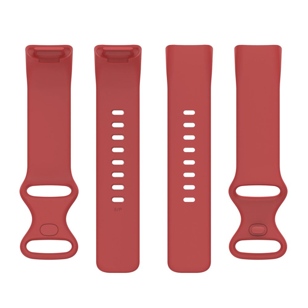  Fitbit Charge 6 / 5 Armband TPU (S) Röd