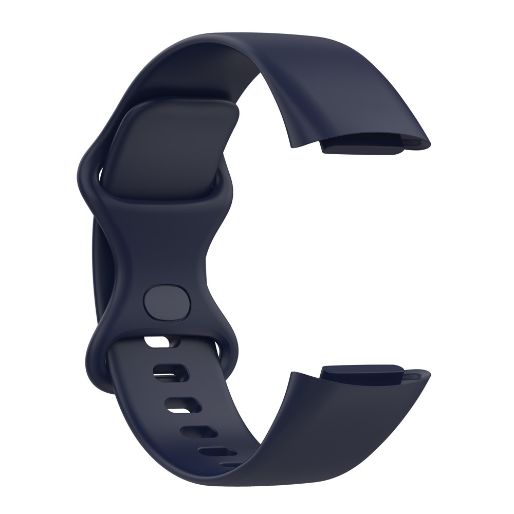  Fitbit Charge 6 / 5 Armband TPU (S) Mörk Blå