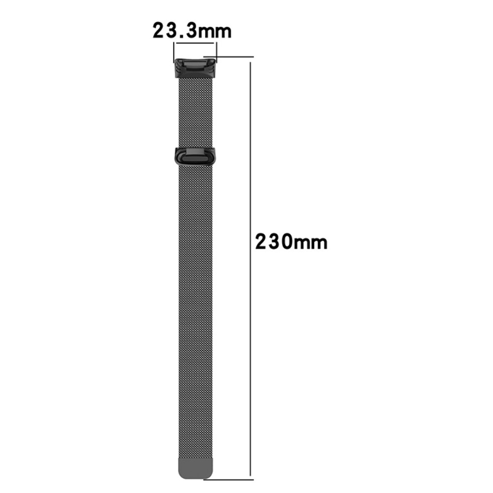  Fitbit Charge 6 / 5 Metall Armband Milanese Loop Roséguld