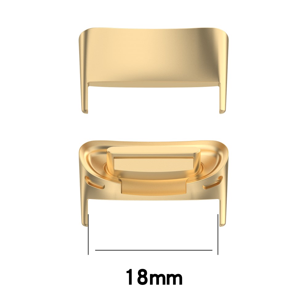  Fästen För Fitbit Charge 5 Metallarmband Guld