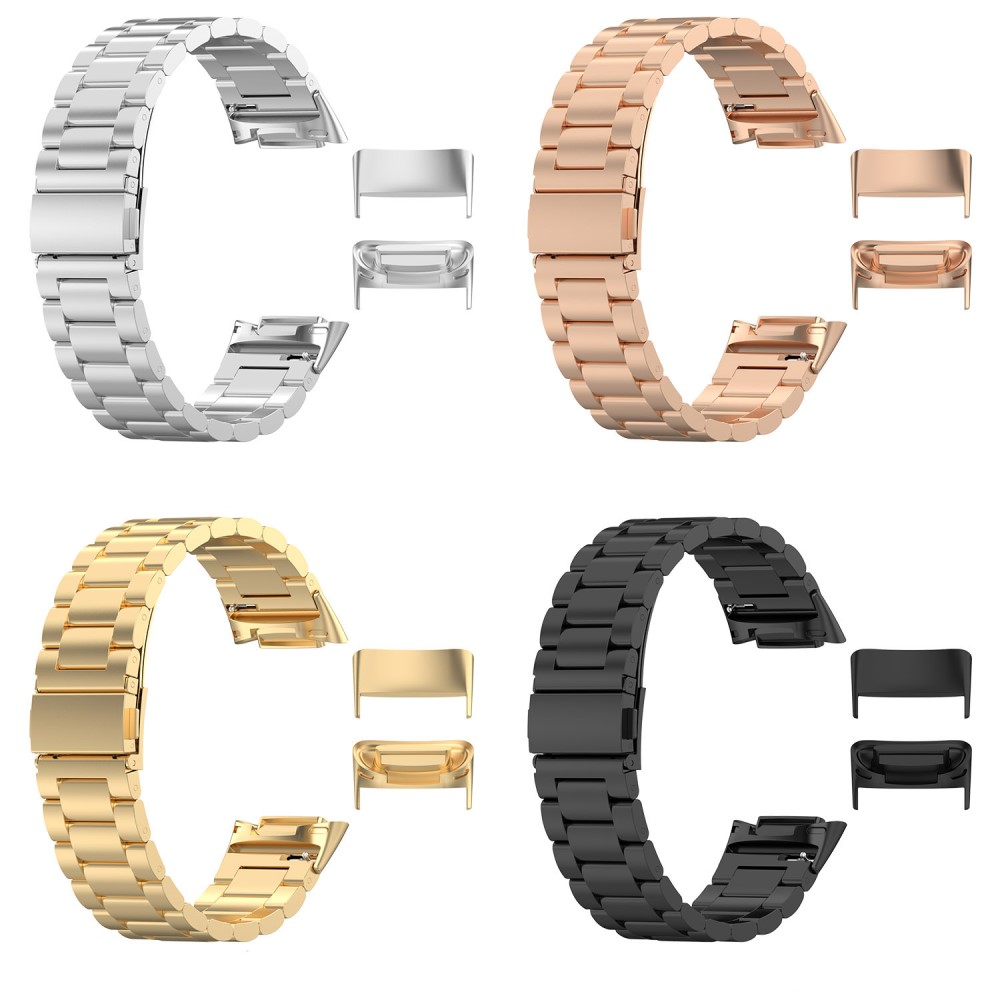  Fästen För Fitbit Charge 5 Metallarmband Guld