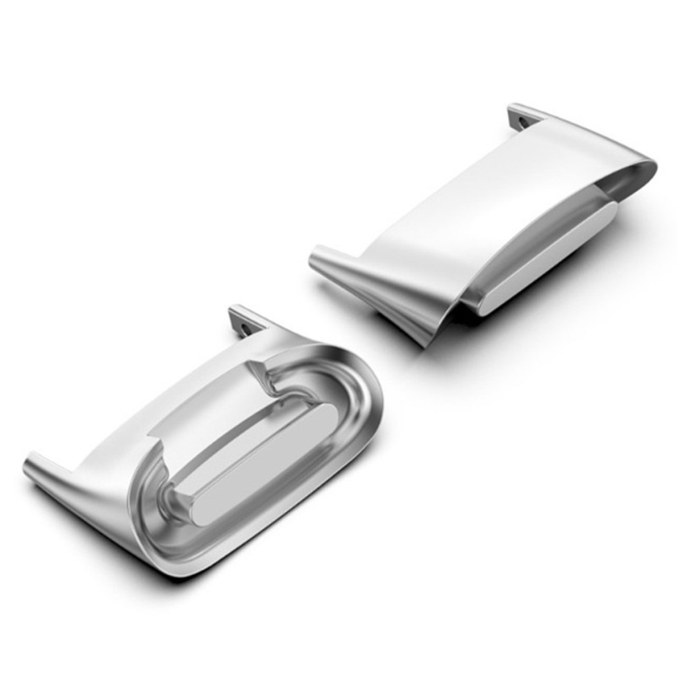  Fästen För Fitbit Charge 5 Metallarmband Silver