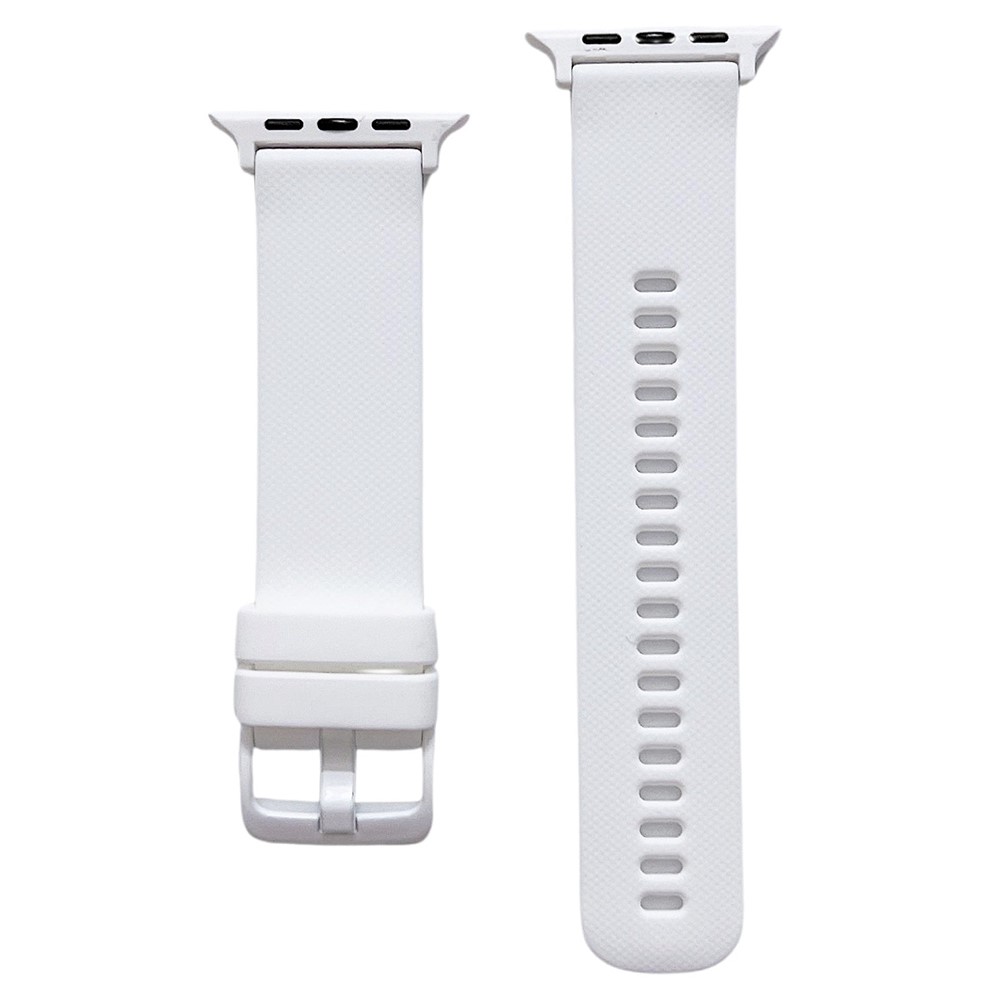  Apple Watch 42/41/40/38 mm Armband Silikon Vit