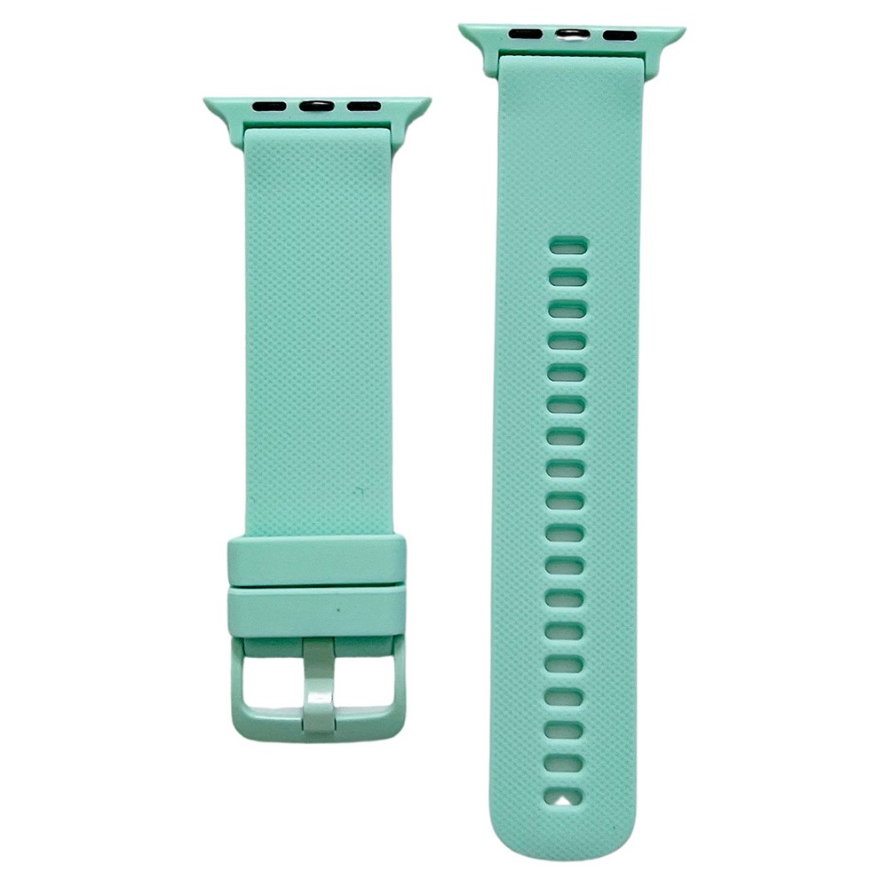  Apple Watch 42/44/45/46/49 mm Armband Silikon Cyan