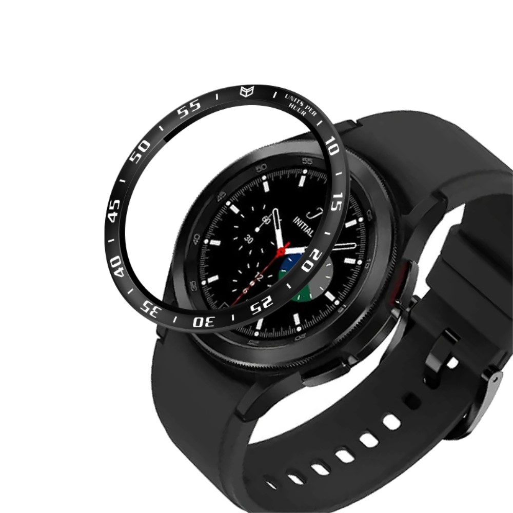  Bezel Skyddande Ring Galaxy Watch4 Classic 42 mm Svart/Vit