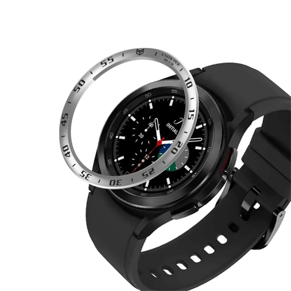  Bezel Skyddande Ring Galaxy Watch4 Classic 42 mm Silver/Svart