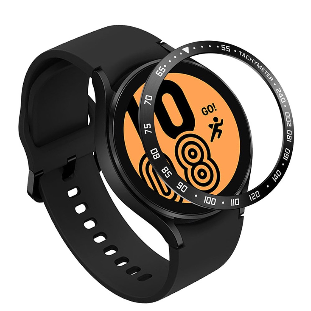  Bezel Skyddande Ring Galaxy Watch4 Classic 44 mm Svart/Vit