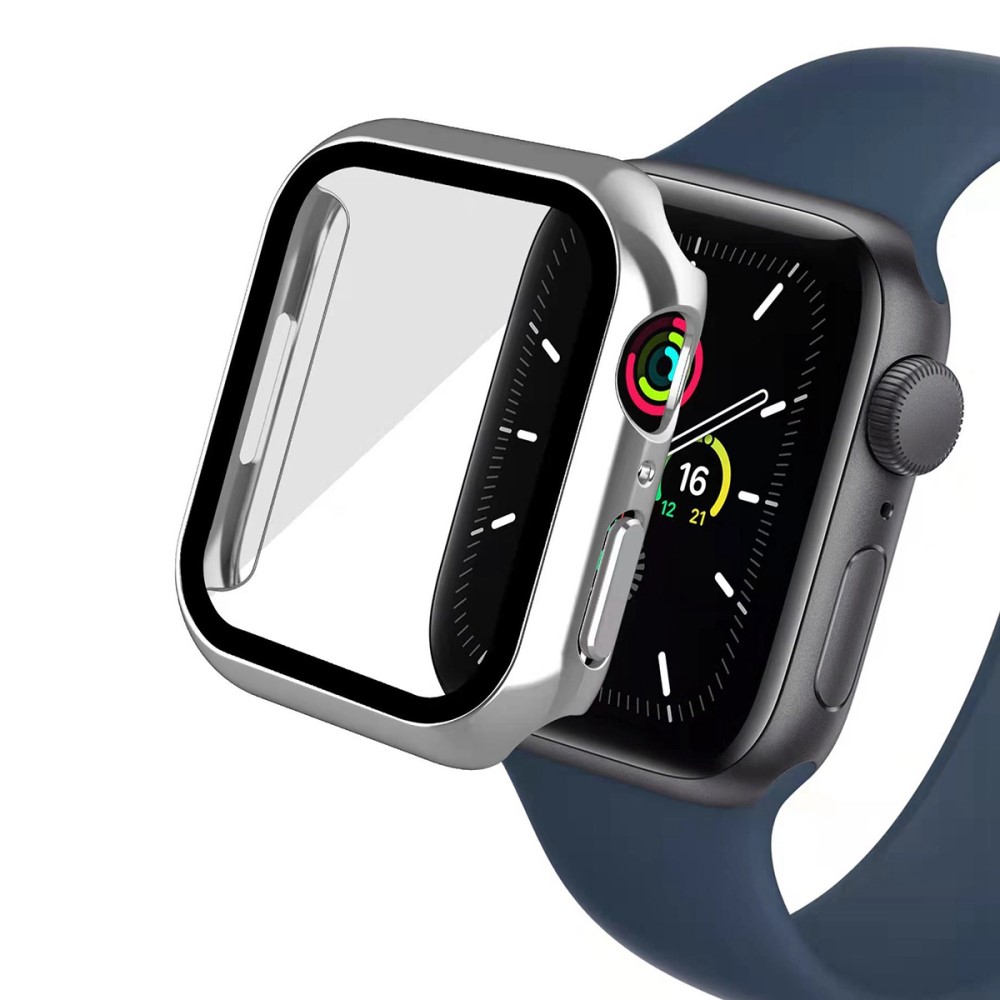  Skärmskydd Härdat Glas Skydd Apple Watch 44 mm Svart