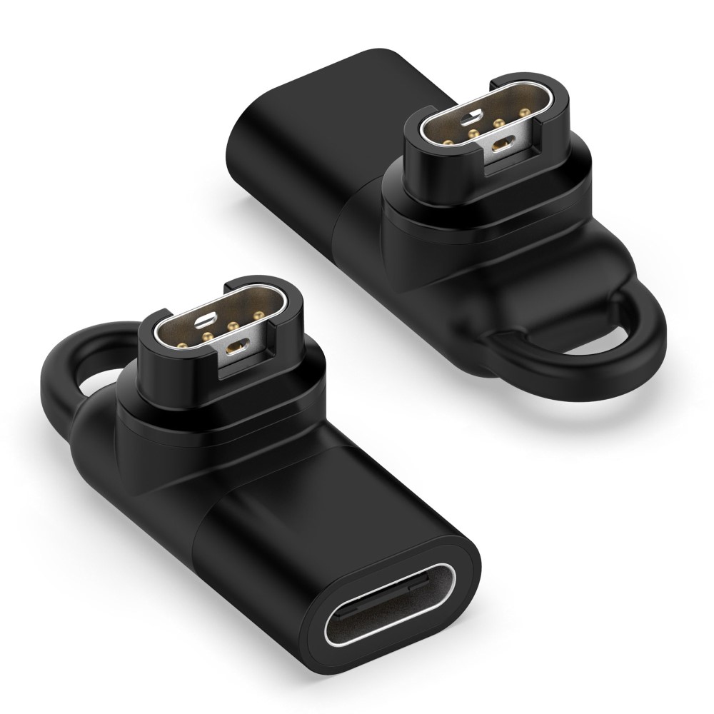  Garmin Laddningsadapter 90 Grader Elbow Svart