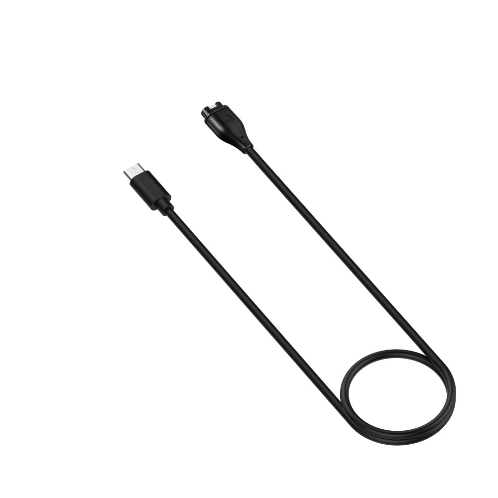  USB-C Laddningskabel 1m Garmin Smartwatch Svart
