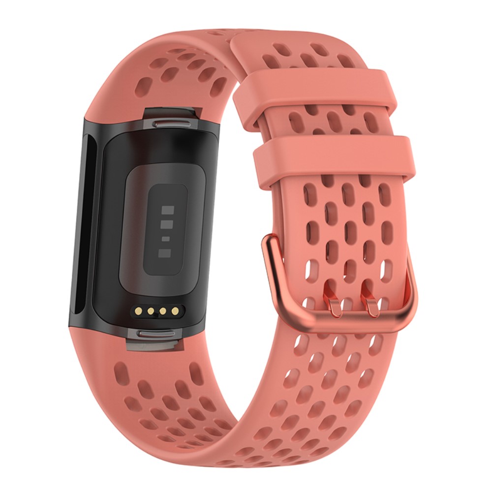  Fitbit Charge 6 / 5 Armband Silikon Ihåligt Korall