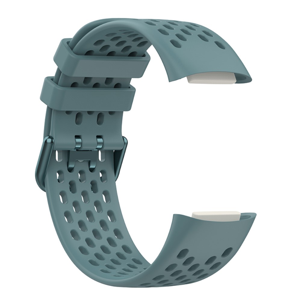  Fitbit Charge 6 / 5 Armband Silikon Ihåligt Blå