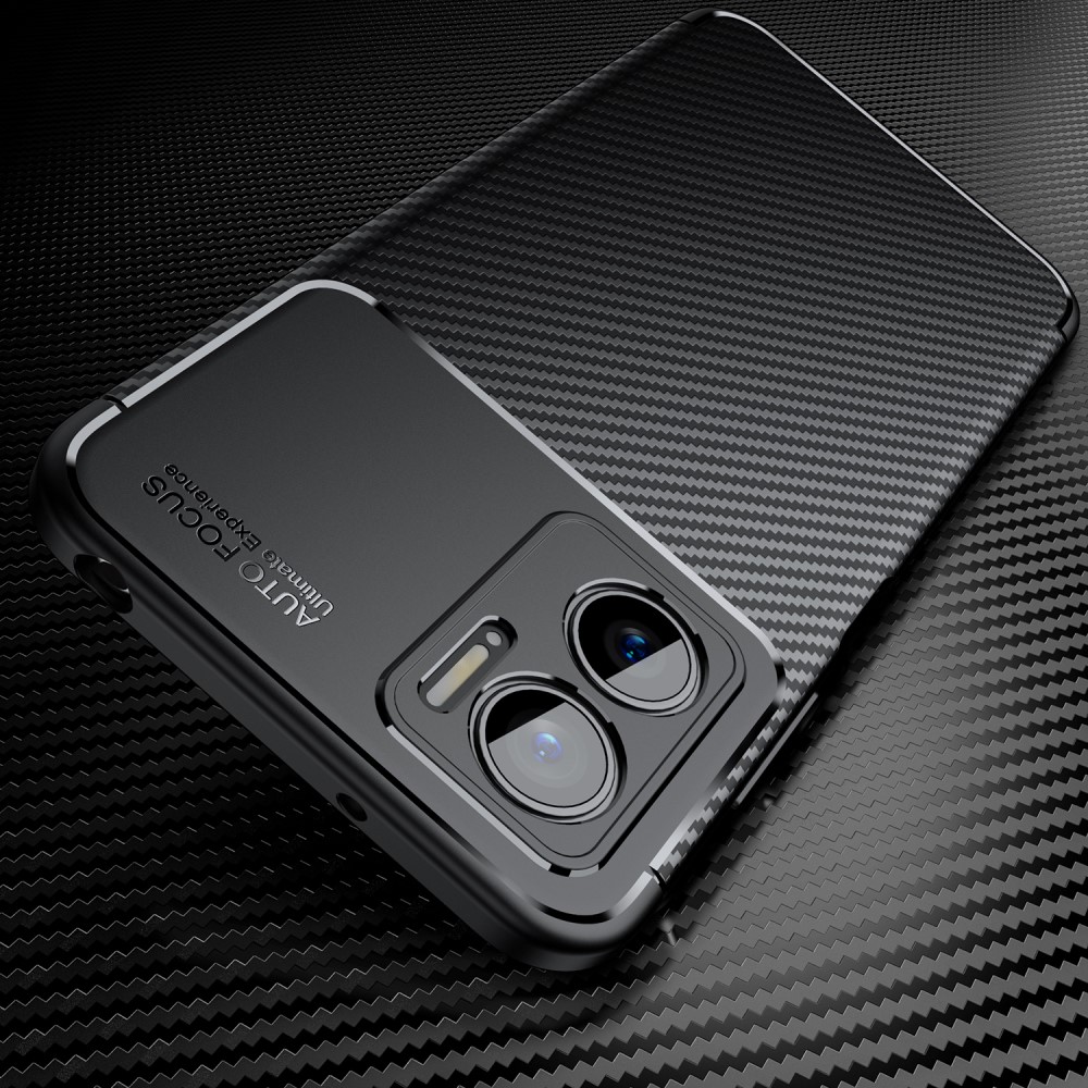  Xiaomi Redmi 10 5G Skal Kolfiber Textur Svart