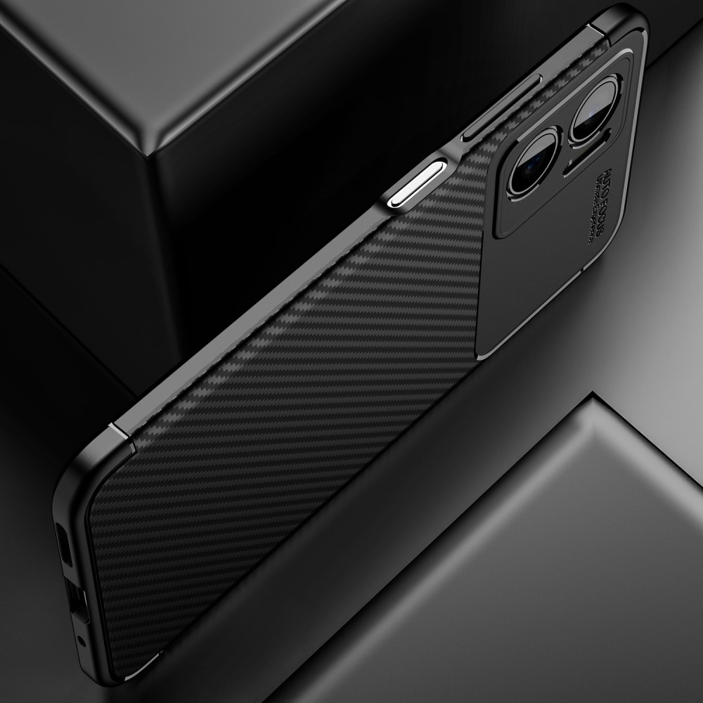  Xiaomi Redmi 10 5G Skal Kolfiber Textur Blå