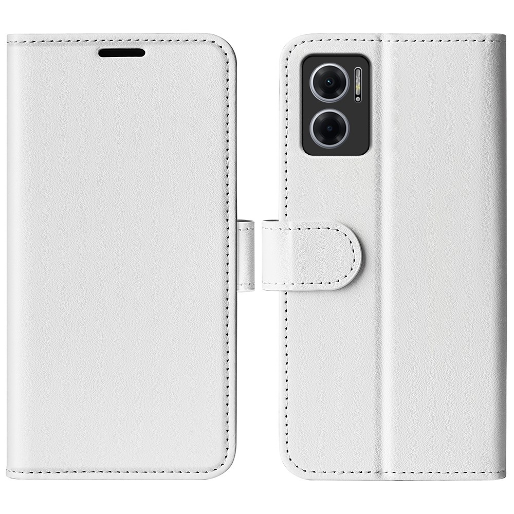  Xiaomi Redmi 10 5G Fodral Crazy Horse Läder Vit