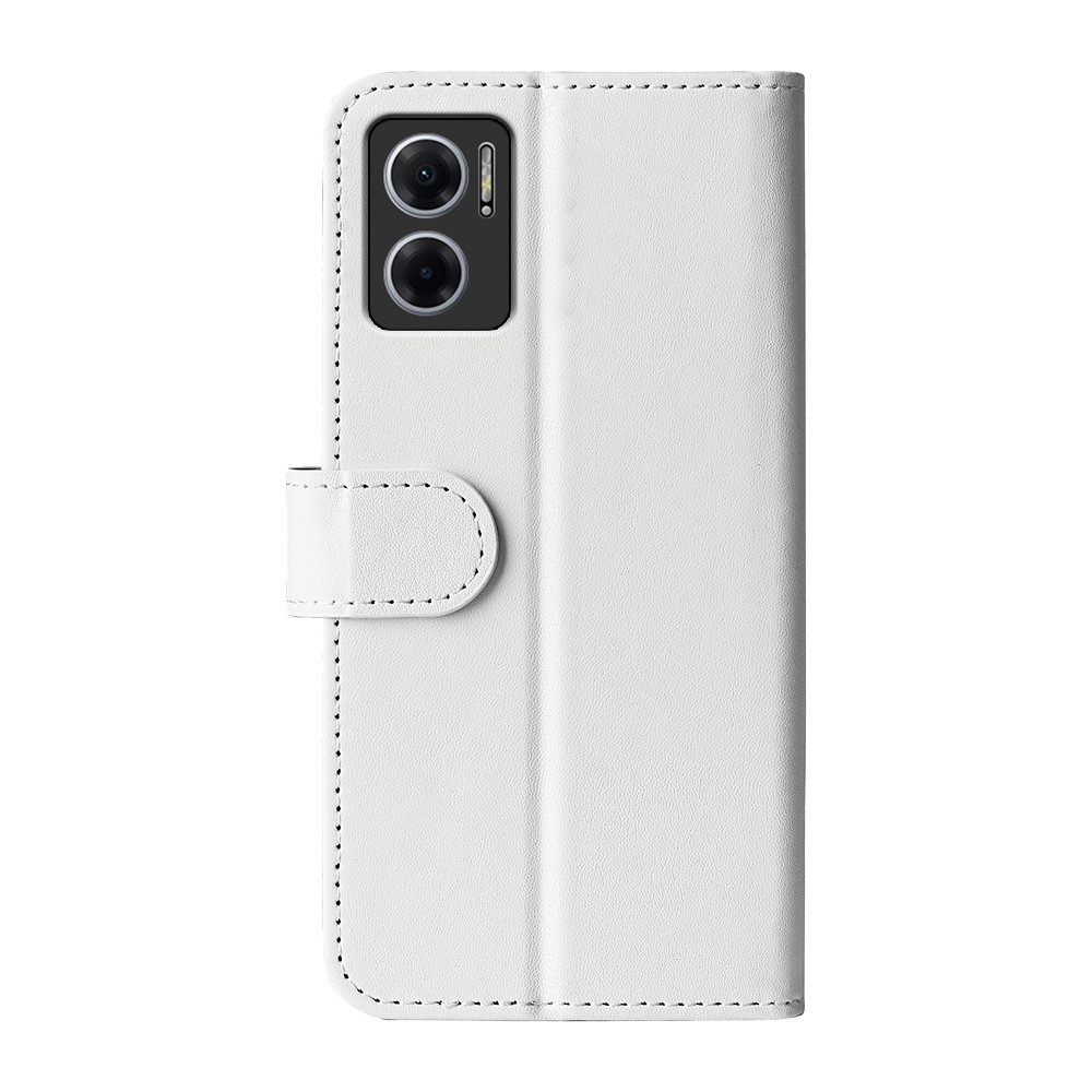  Xiaomi Redmi 10 5G Fodral Crazy Horse Läder Vit
