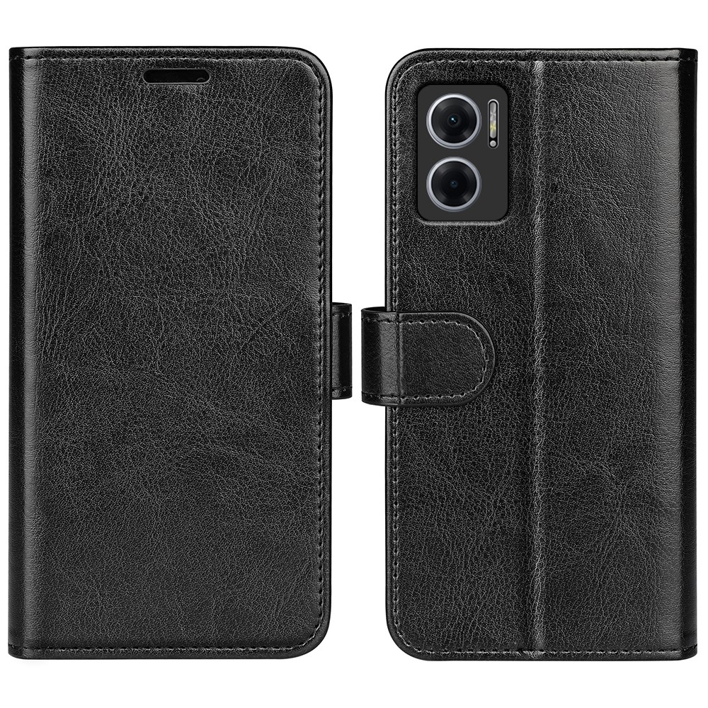  Xiaomi Redmi 10 5G Fodral Crazy Horse Läder Svart