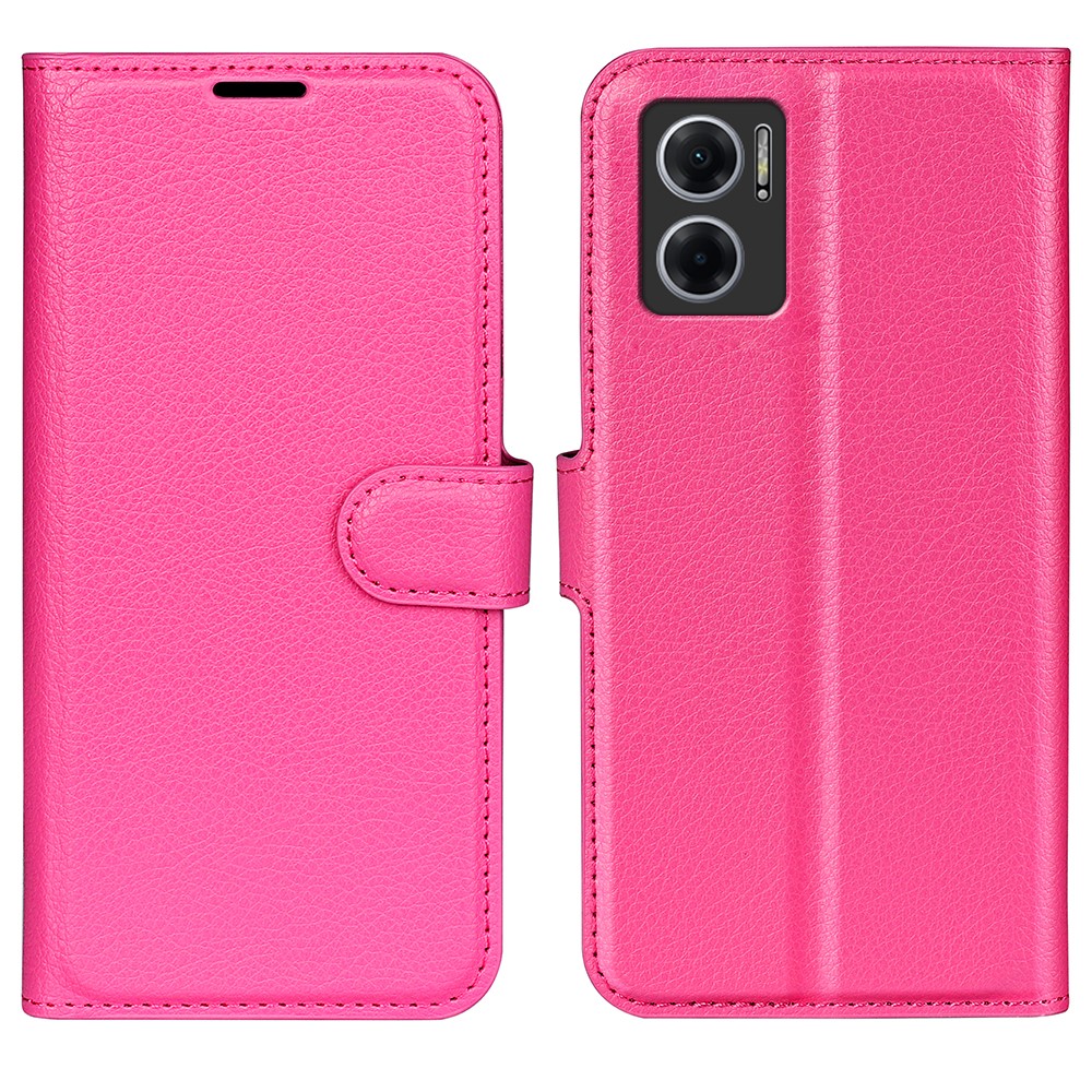  Xiaomi Redmi 10 5G Fodral Litchi Läder Rosa