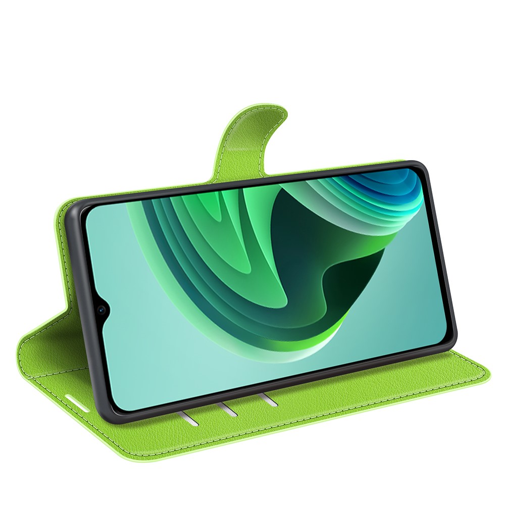  Xiaomi Redmi 10 5G Fodral Litchi Läder Grön