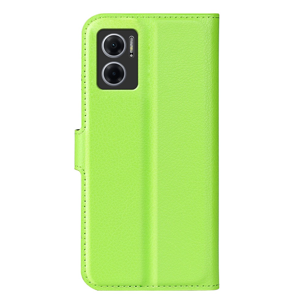  Xiaomi Redmi 10 5G Fodral Litchi Läder Grön