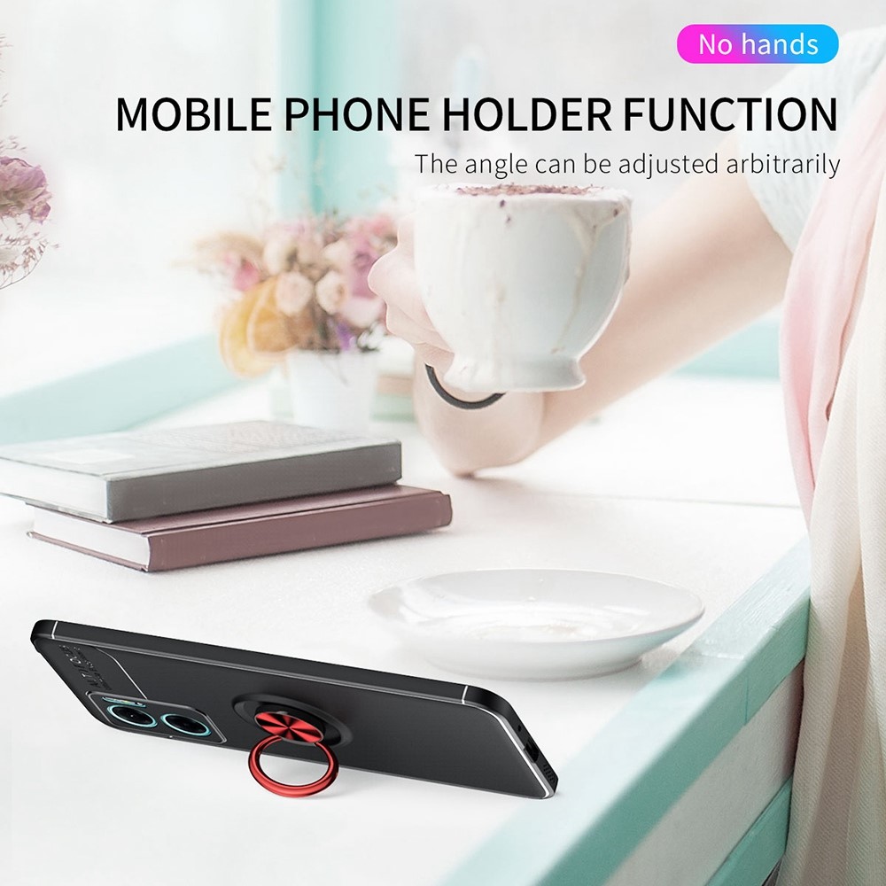  Xiaomi Redmi 10 5G Skal Ring Svart/Röd