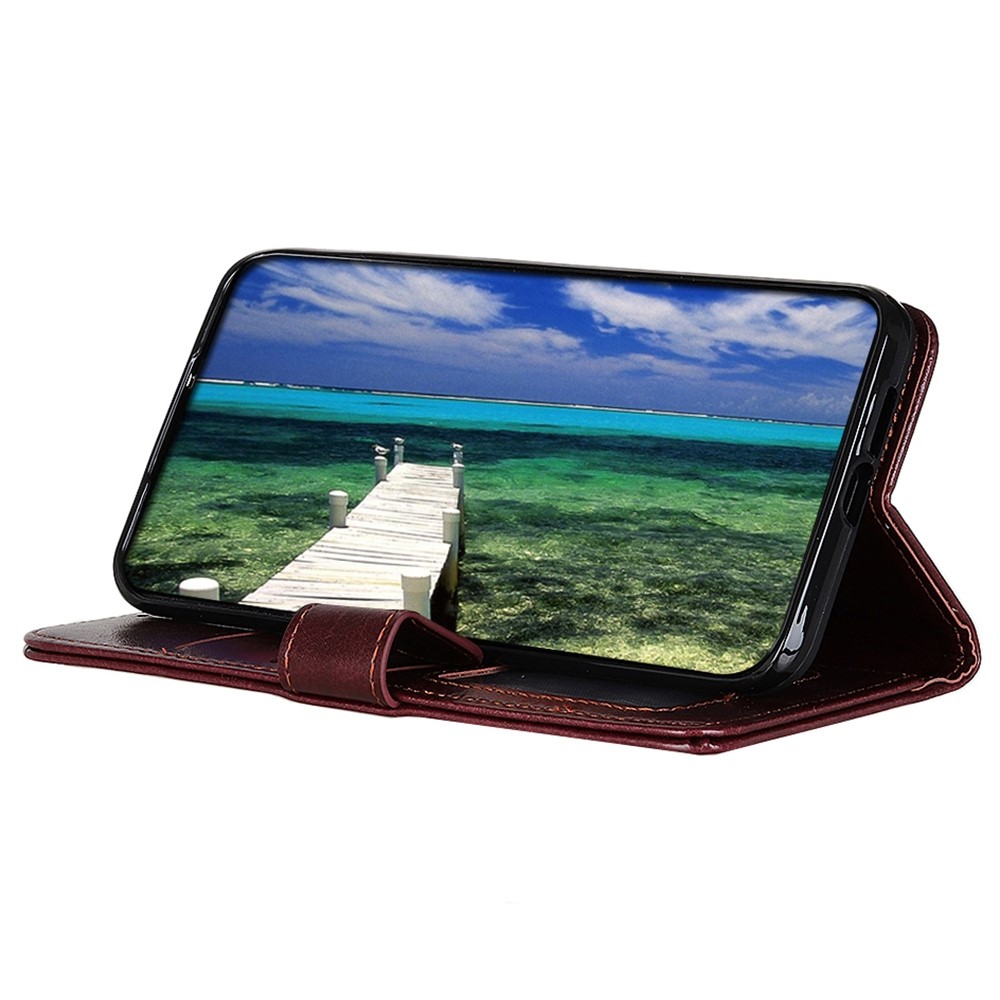  Xiaomi Redmi 10 5G Fodral Crazy Horse Brun