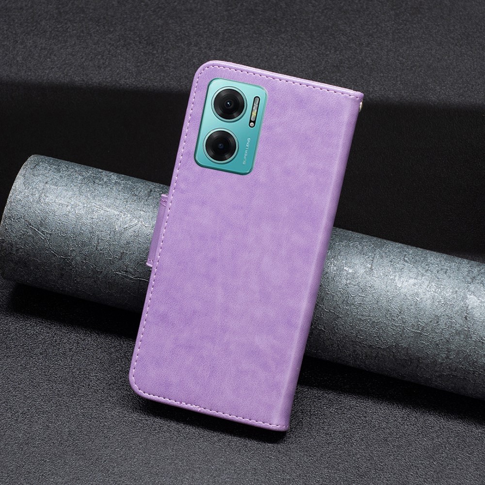  Xiaomi Redmi 10 5G Fodral Butterfly Lila