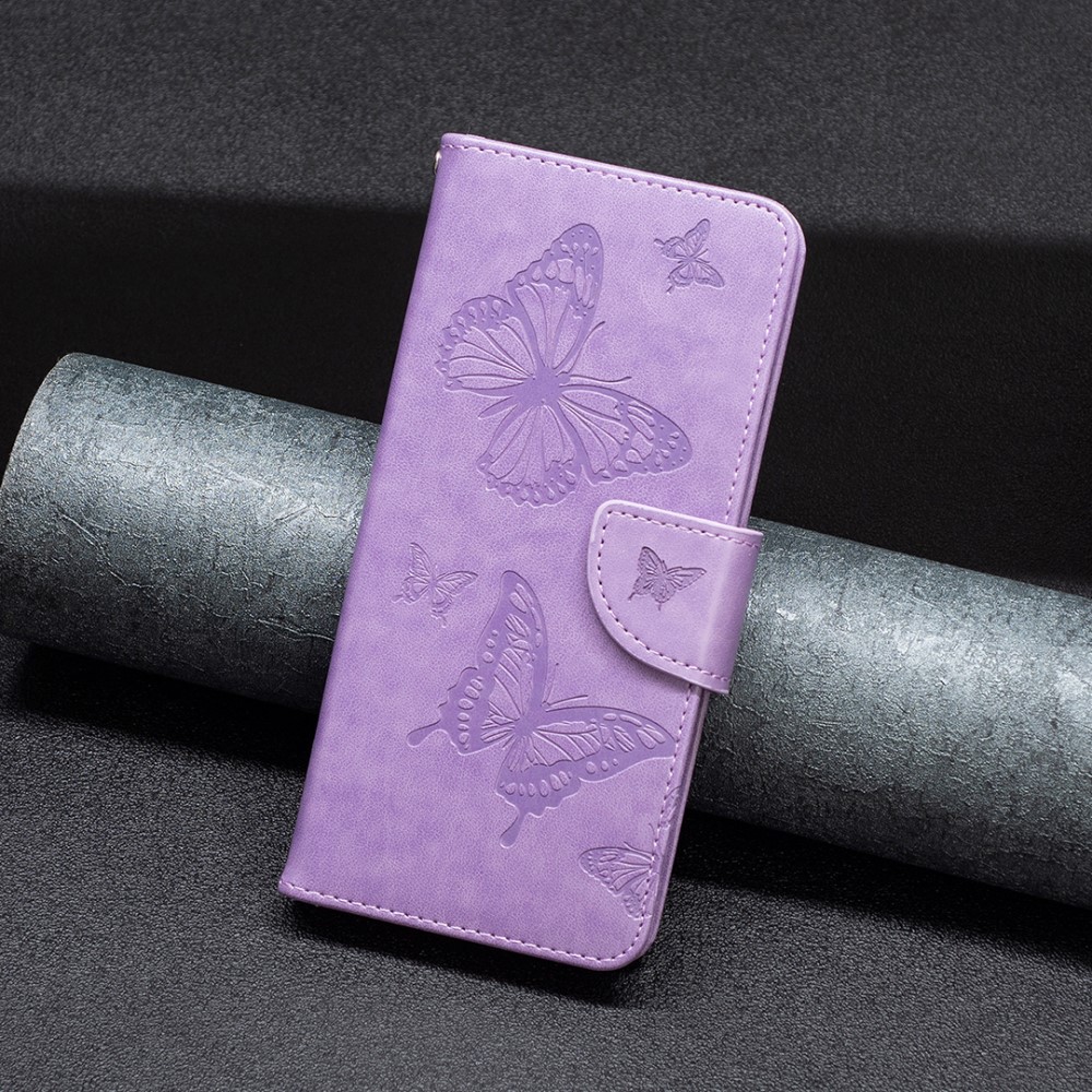  Xiaomi Redmi 10 5G Fodral Butterfly Lila