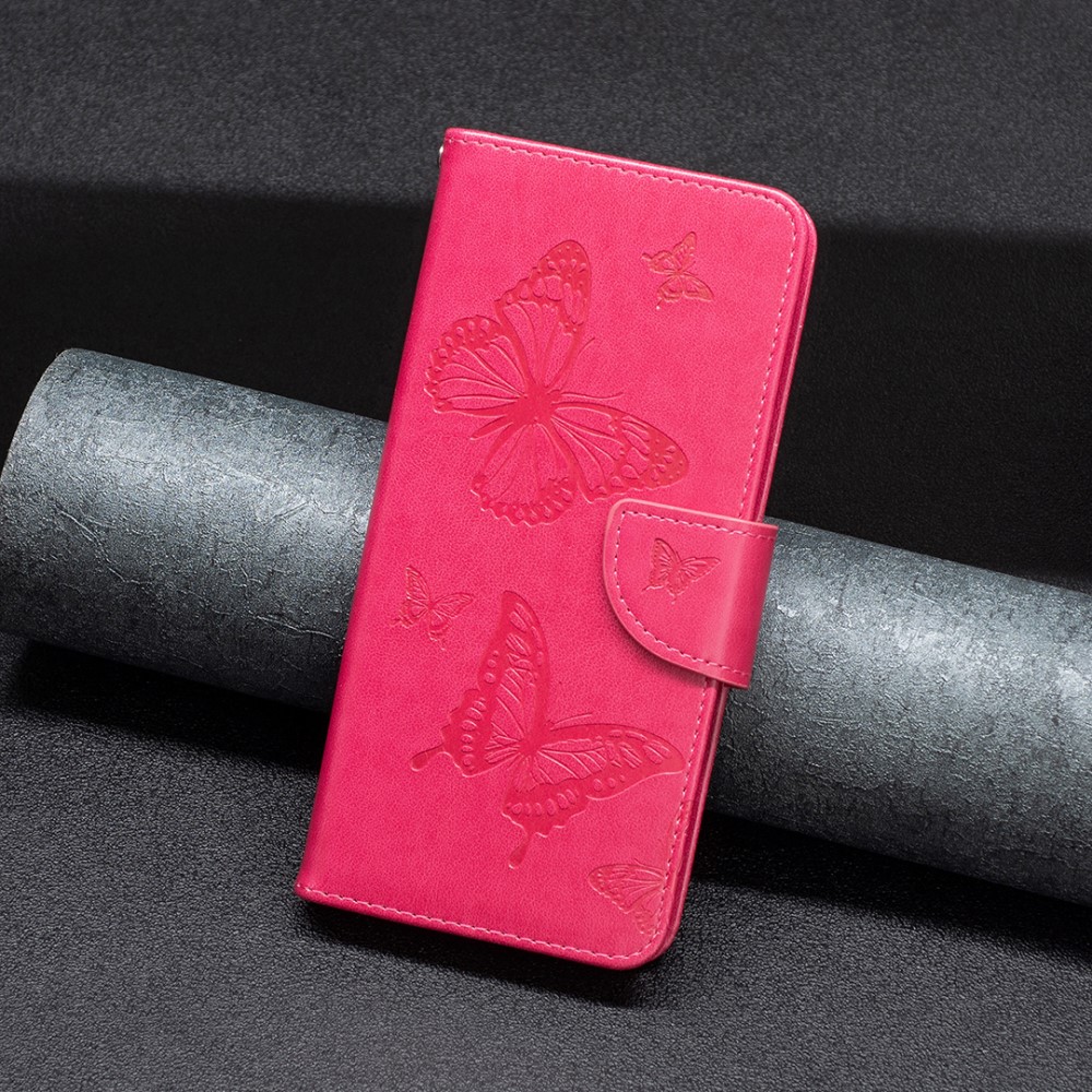  Xiaomi Redmi 10 5G Fodral Butterfly Rosa