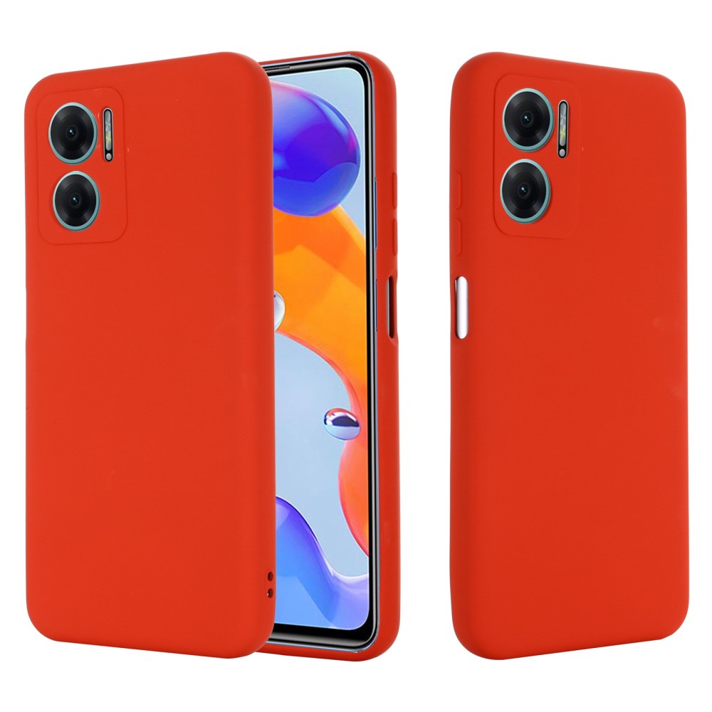  Xiaomi Redmi 10 5G Skal Liquid Silikon Röd