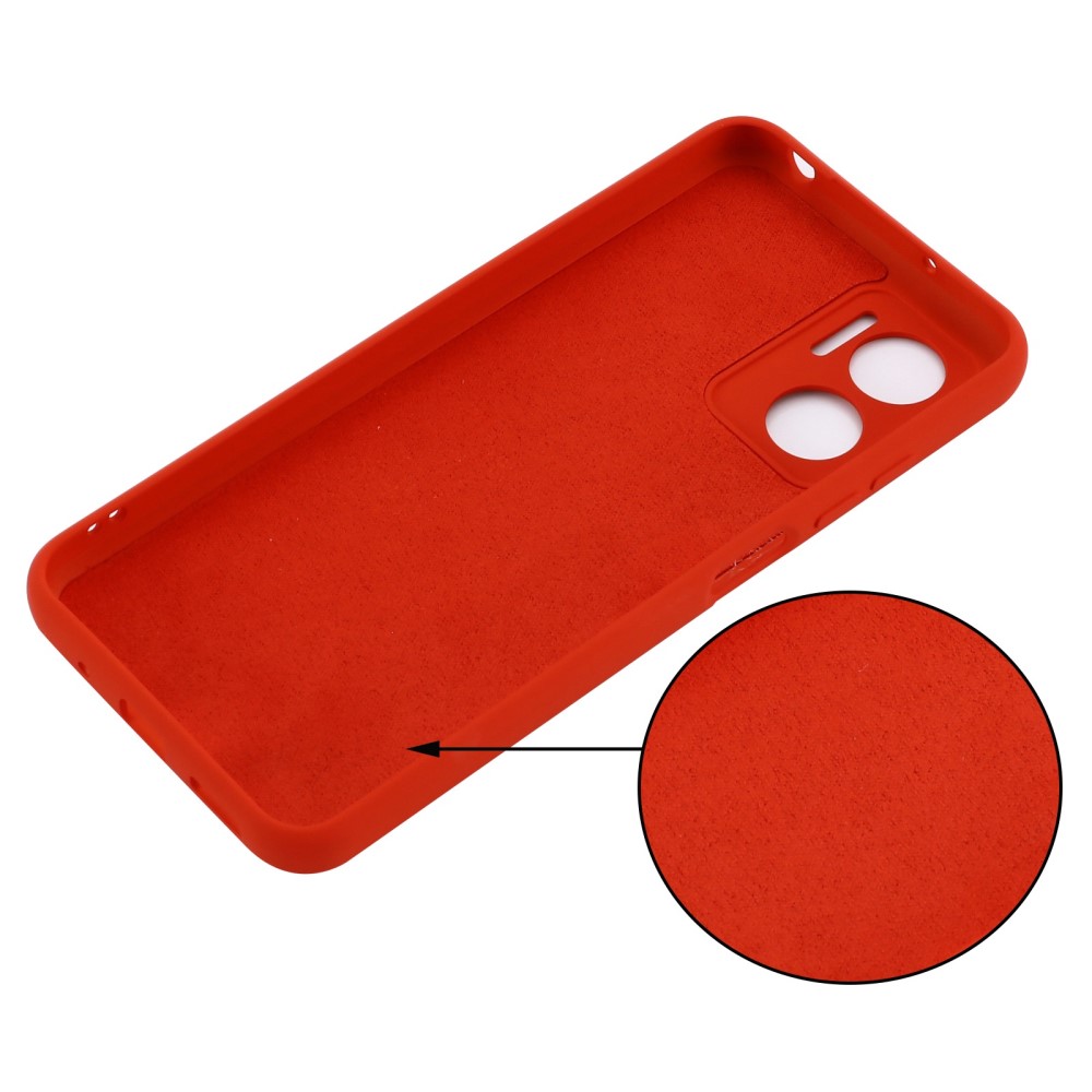  Xiaomi Redmi 10 5G Skal Liquid Silikon Röd