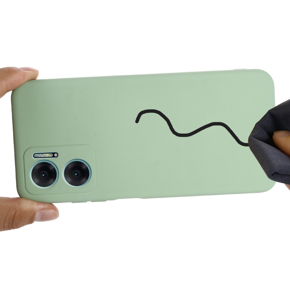  Xiaomi Redmi 10 5G Skal Liquid Silikon Grön