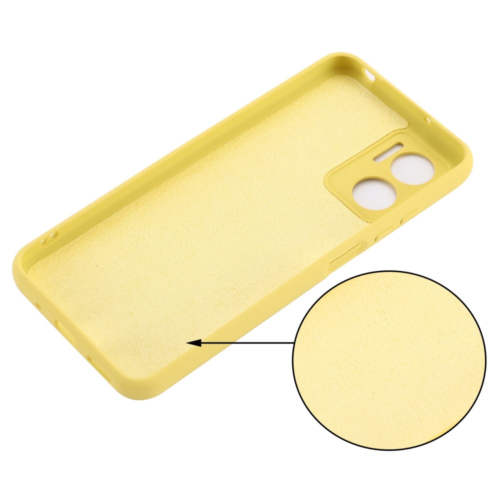  Xiaomi Redmi 10 5G Skal Liquid Silikon Gul