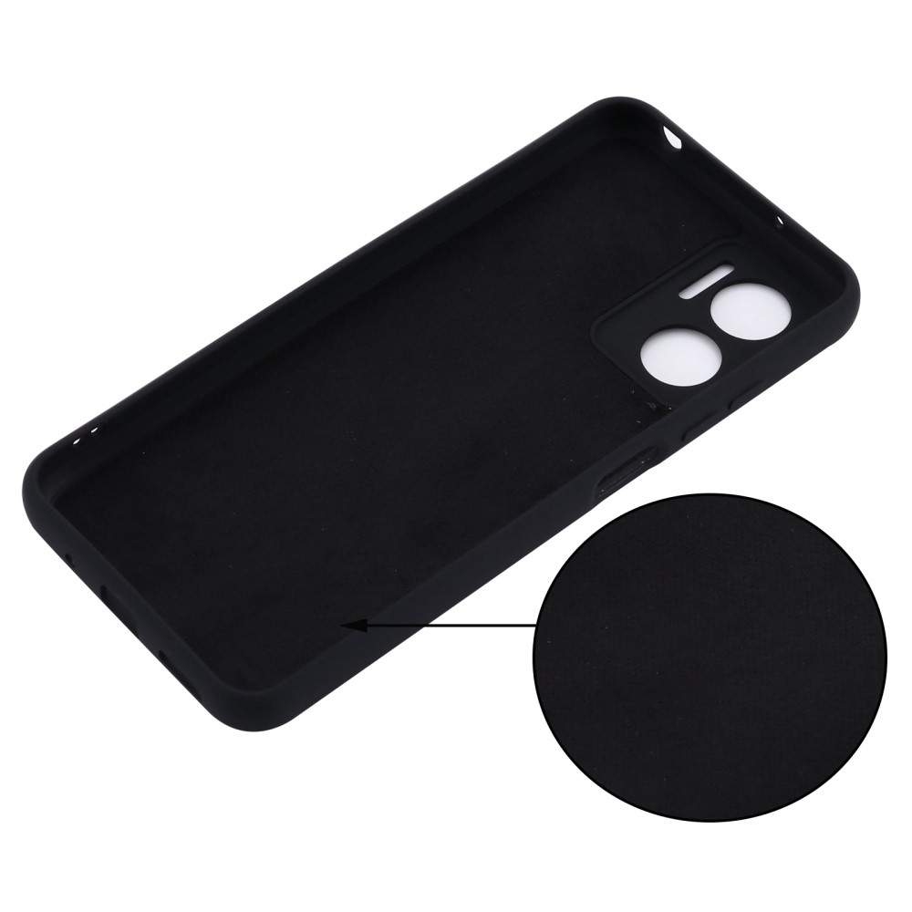  Xiaomi Redmi 10 5G Skal Liquid Silikon Svart