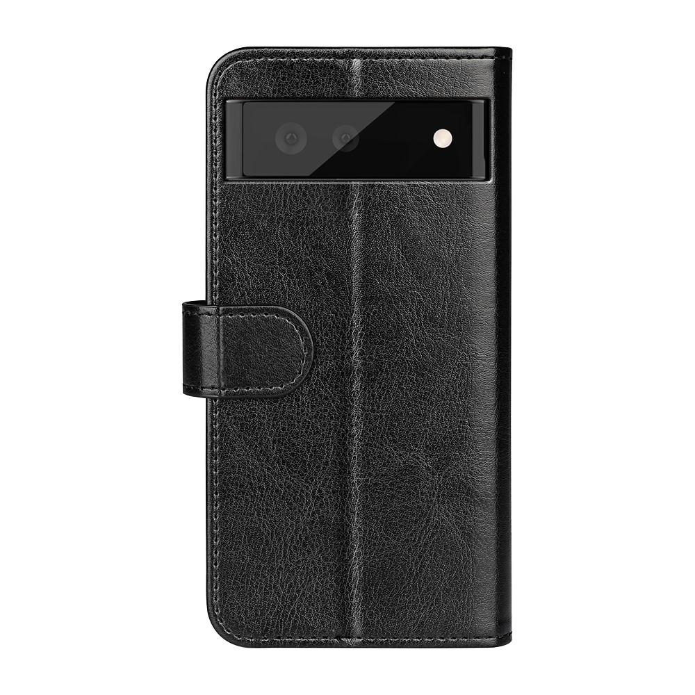  Google Pixel 7 Fodral Crazy Horse Läder Svart