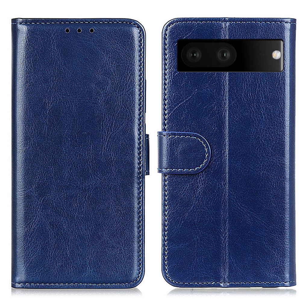  Google Pixel 7 Fodral Crazy Horse Blå