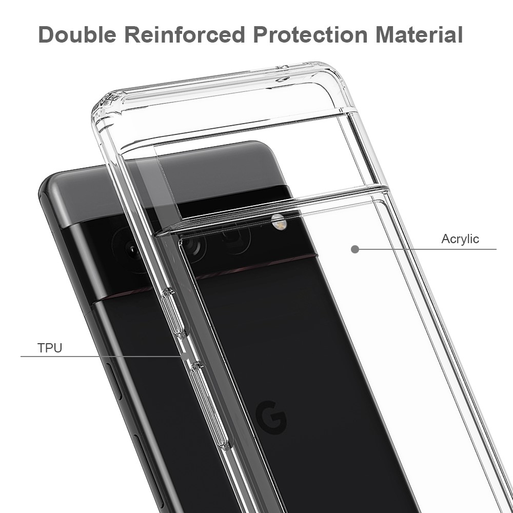  Google Pixel 7 Pro Skal Akryl/TPU Transparent